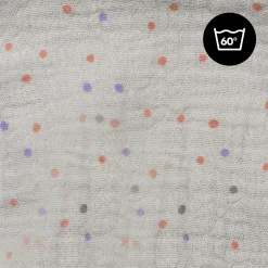 Bezug für Alpha Newborn Bouncer (atmungsaktiv & einfach waschbar) - Beige Dots