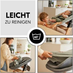 Bezug für Highchair Bouncer (atmungsaktiv & einfach waschbar) - Sage