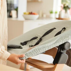 Bezug für Highchair Bouncer (atmungsaktiv & einfach waschbar) - Sage