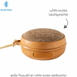 Bluetooth Lautsprecher White Noise Echo01 mit 10 Klängen - Wood