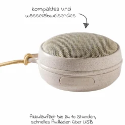 Bluetooth Lautsprecher White Noise Echo01 mit 10 Klängen - Wheat