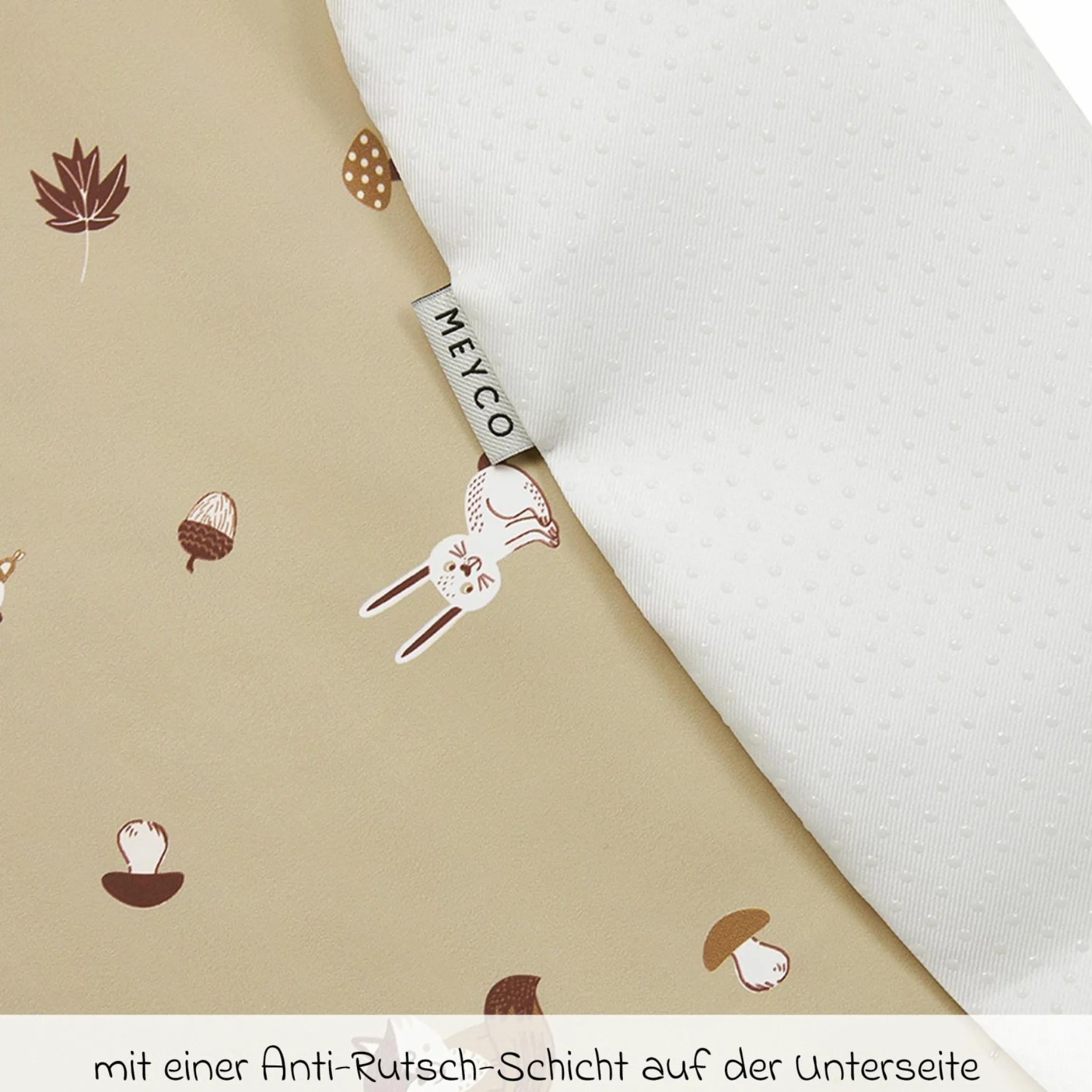 Bodenmatte / Schutzunterlage für Hochstuhl Ø 110 cm - Forest Animals