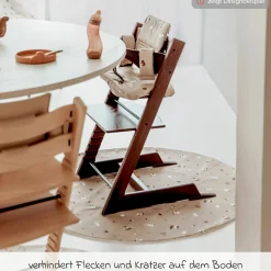 Bodenmatte / Schutzunterlage für Hochstuhl Ø 110 cm - Branches