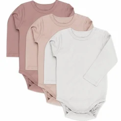 Body Langarm 3er Pack - Rose - Gr. 86/92