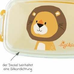 Brotdose / Lunchbox - Löwe - Gelb