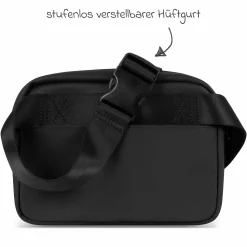 Brust- und Hüfttasche Hip Bag mit verstellbarem Gurt - Pure - Coal - Kollektion 2025