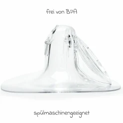 Brustschale 2er Pack für Milchpumpe Elvie Pump 21 mm - Clear