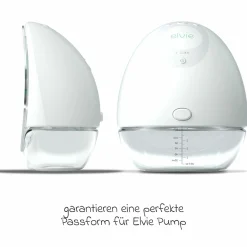 Brustschale 2er Pack für Milchpumpe Elvie Pump 28 mm - Clear