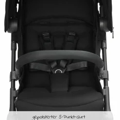 Buggy & Reisebuggy Lara² mit Automatik-Faltung, Liegeposition, bis 22 kg, nur 6,3 kg - Essential Black - Kollektion 2025
