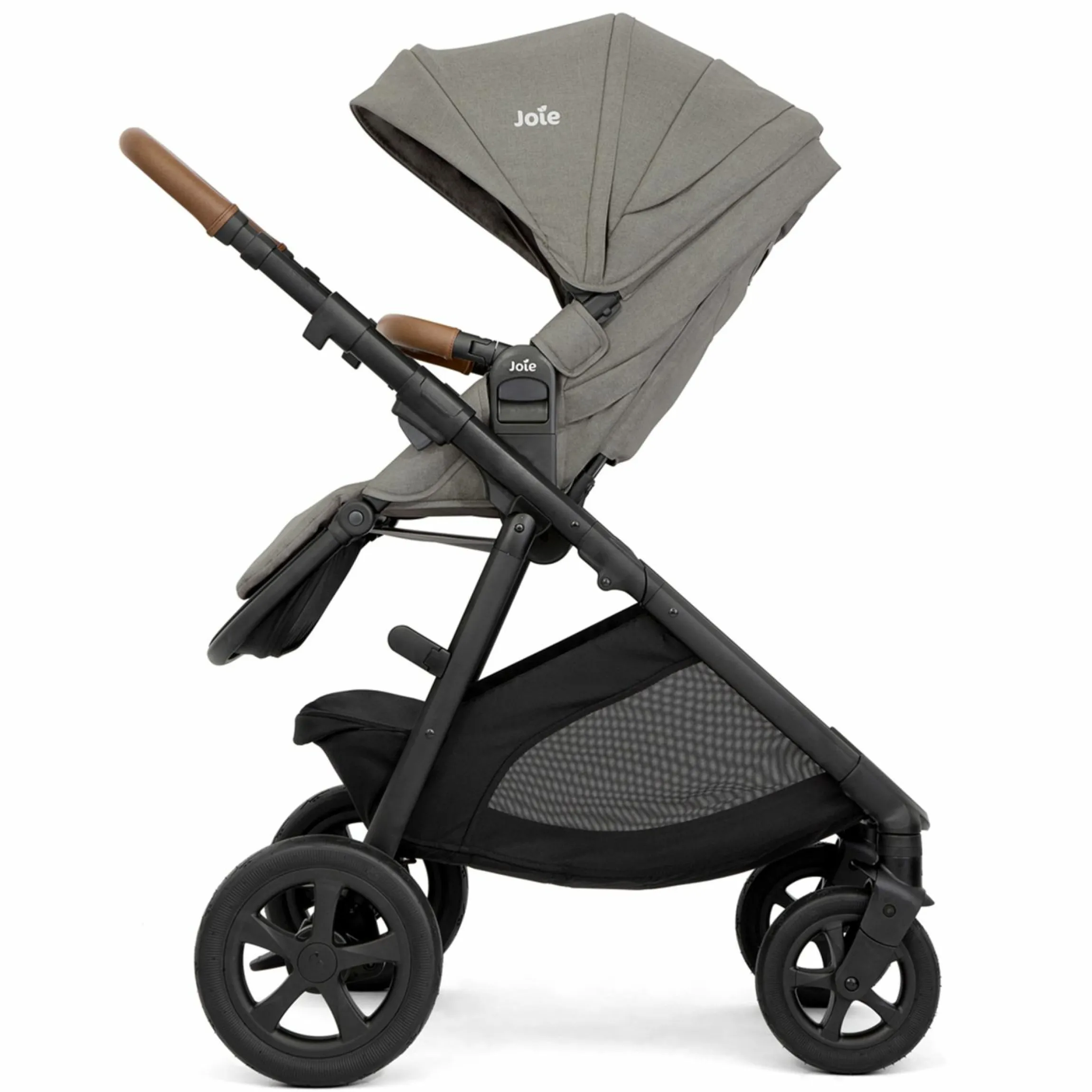 Buggy & Sportwagen Alore bis 22 kg belastbar mit Liegeposition, umsetzbarer & höhenverstellbarer Sportsitz, Teleskop-Schieber inkl. Adapter & Regenschutz - Pebble