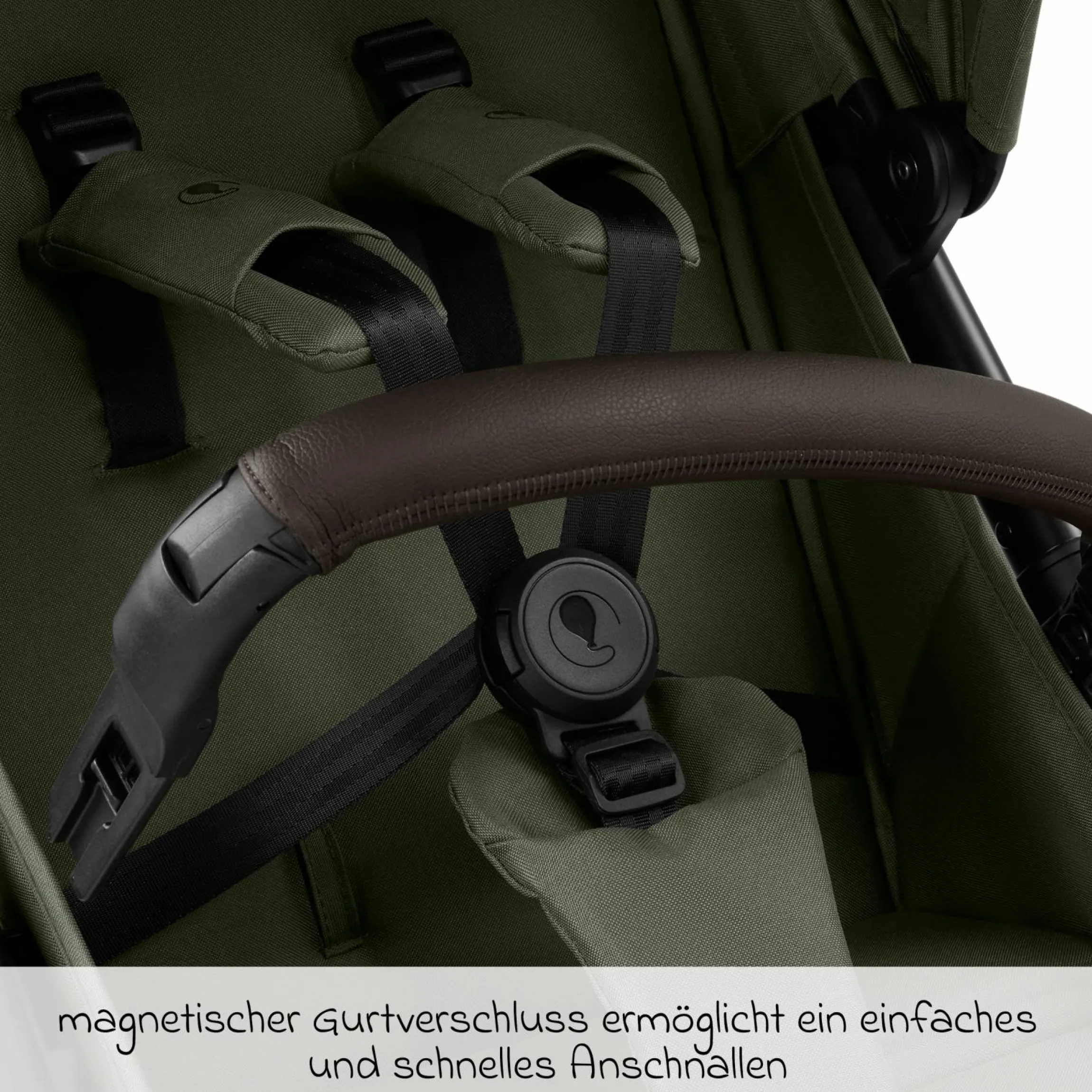 Buggy & Sportwagen Avus 2 Air mit Lufträdern, Einhand-Faltung und höhenverstellbarem Schieber - Pure - Avocado - Kollektion 2025
