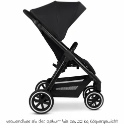 Buggy & Sportwagen Avus 2 Air mit Lufträdern, Einhand-Faltung und höhenverstellbarem Schieber - Pure - Coal - Kollektion 2025