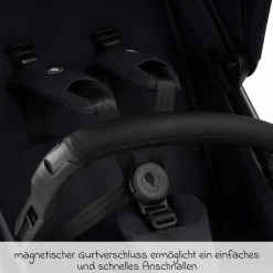 Buggy & Sportwagen Avus 2 Air mit Lufträdern, Einhand-Faltung und höhenverstellbarem Schieber - Pure - Coal - Kollektion 2025