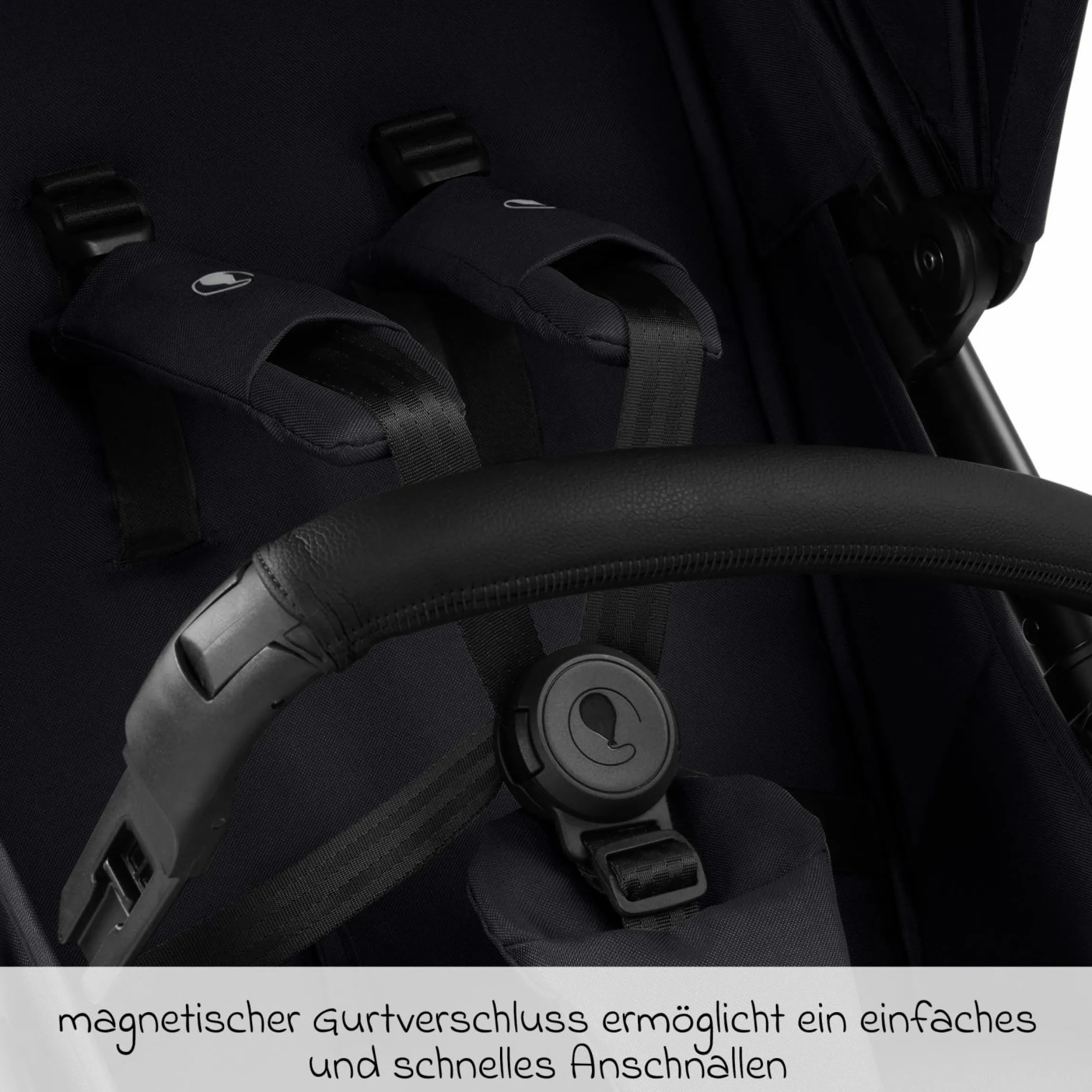 Buggy & Sportwagen Avus 2 Air mit Lufträdern, Einhand-Faltung und höhenverstellbarem Schieber - Pure - Coal - Kollektion 2025