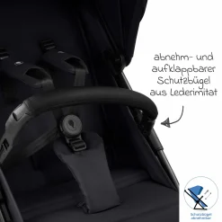 Buggy & Sportwagen Avus 2 Air mit Lufträdern, Einhand-Faltung und höhenverstellbarem Schieber - Pure - Coal - Kollektion 2025