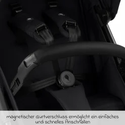 Buggy & Sportwagen Avus 2 mit Einhand-Faltung und höhenverstellbarem Schieber - Pure - Coal