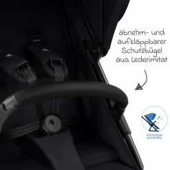 Buggy & Sportwagen Avus 2 mit Einhand-Faltung und höhenverstellbarem Schieber - Pure - Coal