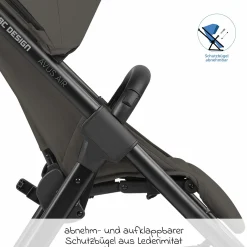 Buggy & Sportwagen Avus Air mit Lufträdern - Einhand-Faltung und höhenverstellbarem Schieber (bis 25 kg belastbar) - Cloud - Kollektion 2024