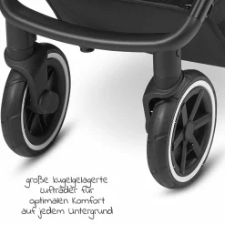 Buggy & Sportwagen Avus Air mit Lufträdern - Einhand-Faltung und höhenverstellbarem Schieber (bis 25 kg belastbar) - Ink - Kollektion 2024