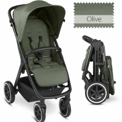 Buggy & Sportwagen Avus Air mit Lufträdern - Einhand-Faltung und höhenverstellbarem Schieber (bis 25 kg belastbar) - Olive - Kollektion 2024