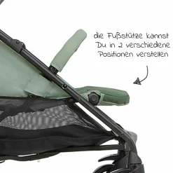 Buggy & Sportwagen Brisk LX bis 22 kg belastbar mit Liegefunktion & Einhand-Faltung - Laurel - Kollektion 2025