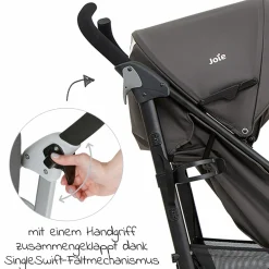 Buggy & Sportwagen Brisk LX bis 22 kg belastbar mit Liegefunktion & Einhand-Faltung - Ember - Kollektion 2025