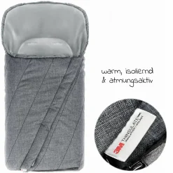 Buggy & Sportwagen Brisk LX bis 22 kg belastbar mit Liegefunktion, Einhand-Faltung inkl. Fußsack 3M - Laurel - Kollektion 2025