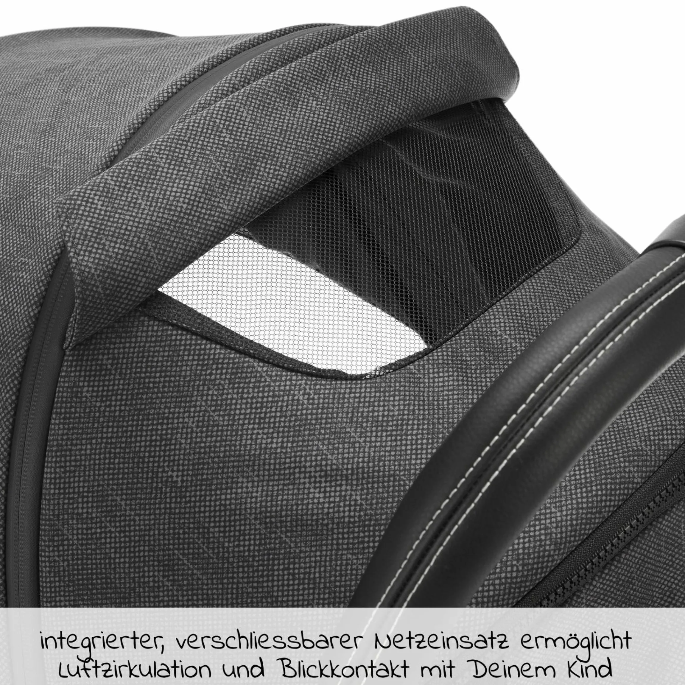 Buggy & Sportwagen City Ranger mit Auto-Folding Mechanismus bis 22 kg belastbar & Regen- & Insektenschutz - Dolphin Grey - Kollektion 2025