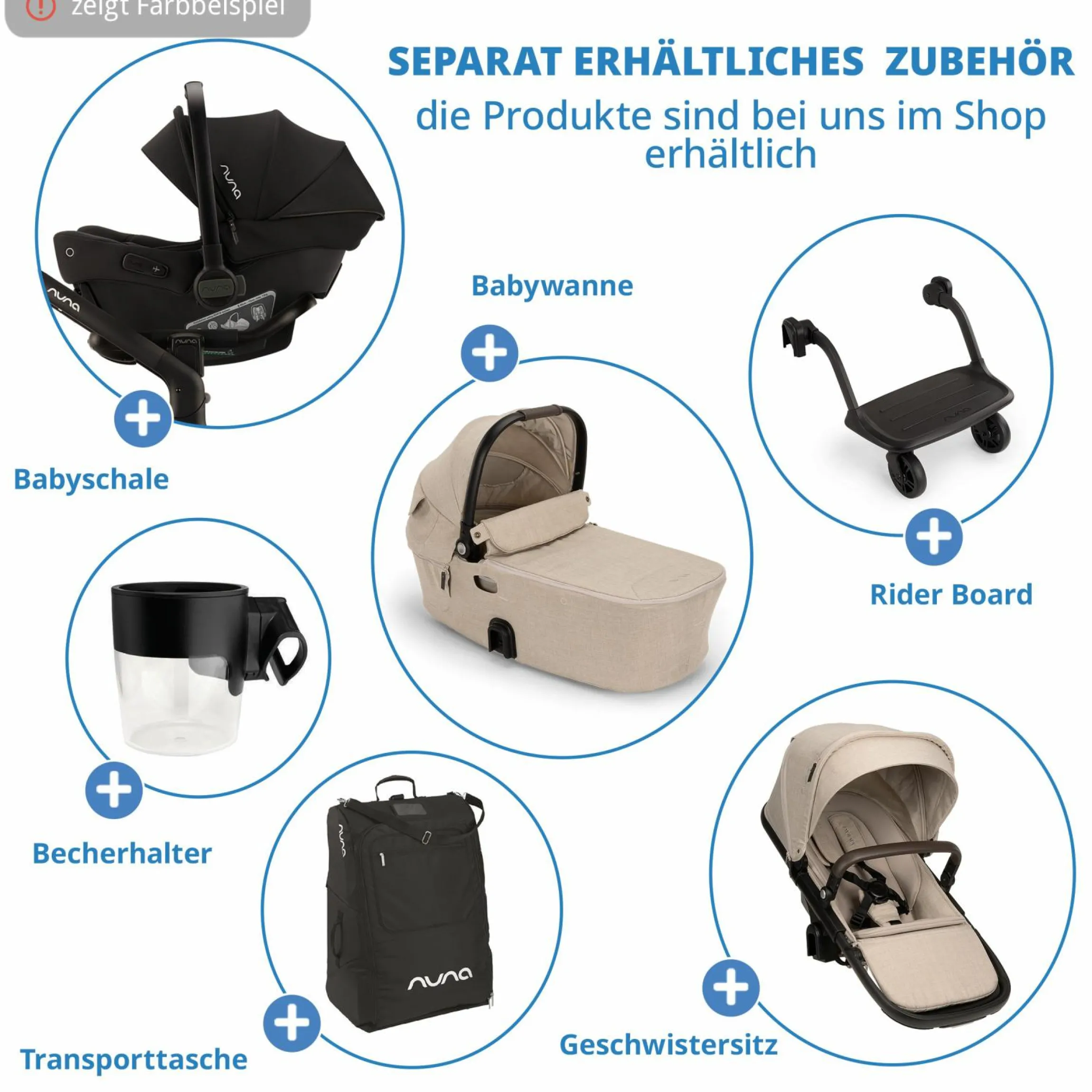 Buggy & Sportwagen DEMI next bis 22 kg mit magnetischem Gurtverschluss, umsetzbarem Allwettersitz, höhenverstellbarem Schieber, integrierter Sichtschutz inkl. Adapter & Regenschutz - Biscotti - Kollektion 2025