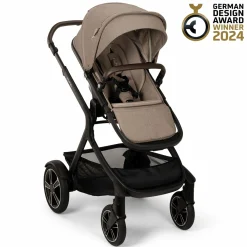Buggy & Sportwagen DEMI next bis 22 kg mit magnetischem Gurtverschluss, umsetzbarem Allwettersitz, höhenverstellbarem Schieber, integrierter Sichtschutz inkl. Adapter & Regenschutz - Cedar - Kollektion 2025