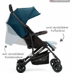 Buggy & Sportwagen Easylife Elite 2 (bis 15 kg belastbar) - Select - Night Black