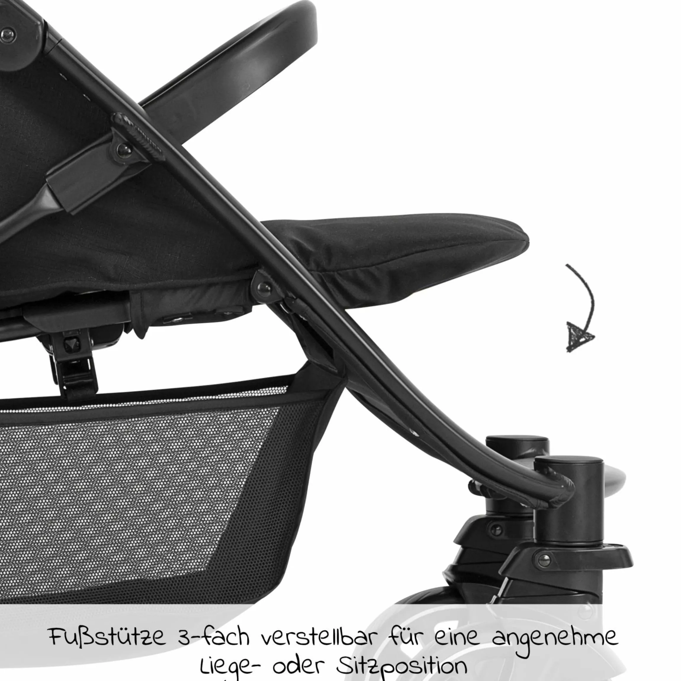 Buggy & Sportwagen Eezefold mit Liegefunktion - Midnight - Kollektion 2024