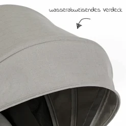 Buggy & Sportwagen Litetrax bis 22 kg belastbar mit Schieber-Ablagefach & Regenschutz - Pebble - Kollektion 2025