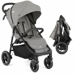 Buggy & Sportwagen Litetrax Pro bis 22 kg belastbar mit Schieber-Ablagefach & Regenschutz - Pebble - Kollektion 2025