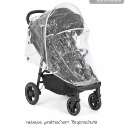 Buggy & Sportwagen Litetrax Pro bis 22 kg belastbar mit Schieber-Ablagefach & Regenschutz - Pebble - Kollektion 2025