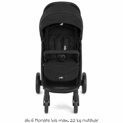 Buggy & Sportwagen Litetrax inkl. Fußsack - bis 22 kg belastbar mit Schieber-Ablagefach & Regenschutz - Shale - Kollektion 2025