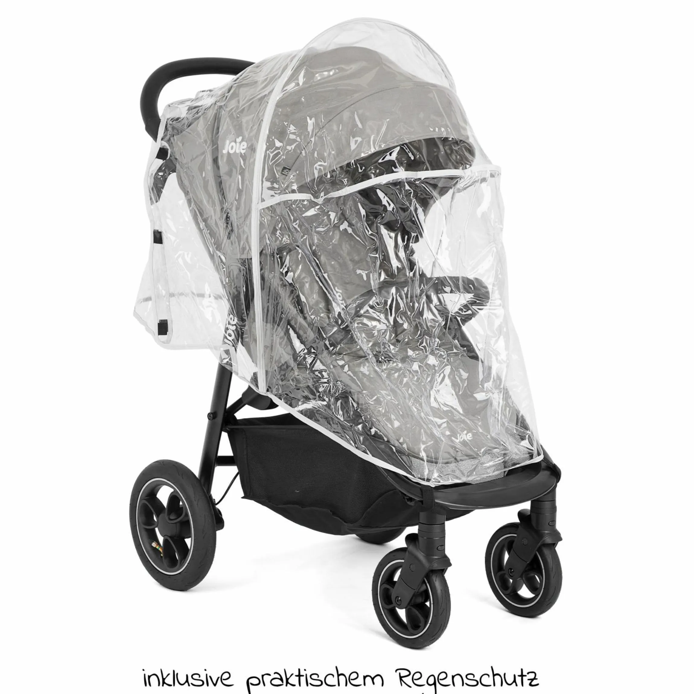 Buggy & Sportwagen Litetrax Pro Air bis 22 kg belastbar mit Luftreifen, Schieber-Ablagefach & Regenschutz - Pebble - Kollektion 2025