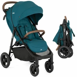 Buggy & Sportwagen Litetrax Pro bis 22 kg belastbar mit Schieber-Ablagefach & Regenschutz - Peacock - Kollektion 2025