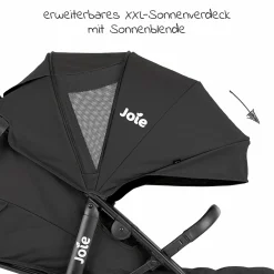 Buggy & Sportwagen Litetrax Pro bis 22 kg belastbar mit Schieber-Ablagefach & Regenschutz - Shale - Kollektion 2025