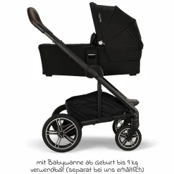 Buggy & Sportwagen MIXX next bis 22 kg mit magnetischem Gurtverschluss, umsetzbarem Allwettersitz, höhenverstellbarem Schieber, integrierter Sichtschutz inkl. Adapter, Kniedecke & Regenschutz - Caviar - Kollektion 2025