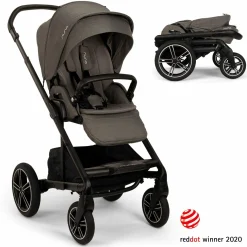 Buggy & Sportwagen MIXX next bis 22 kg mit magnetischem Gurtverschluss, umsetzbarem Allwettersitz, höhenverstellbarem Schieber, integrierter Sichtschutz inkl. Adapter, Kniedecke & Regenschutz - Thunder - Kollektion 2025