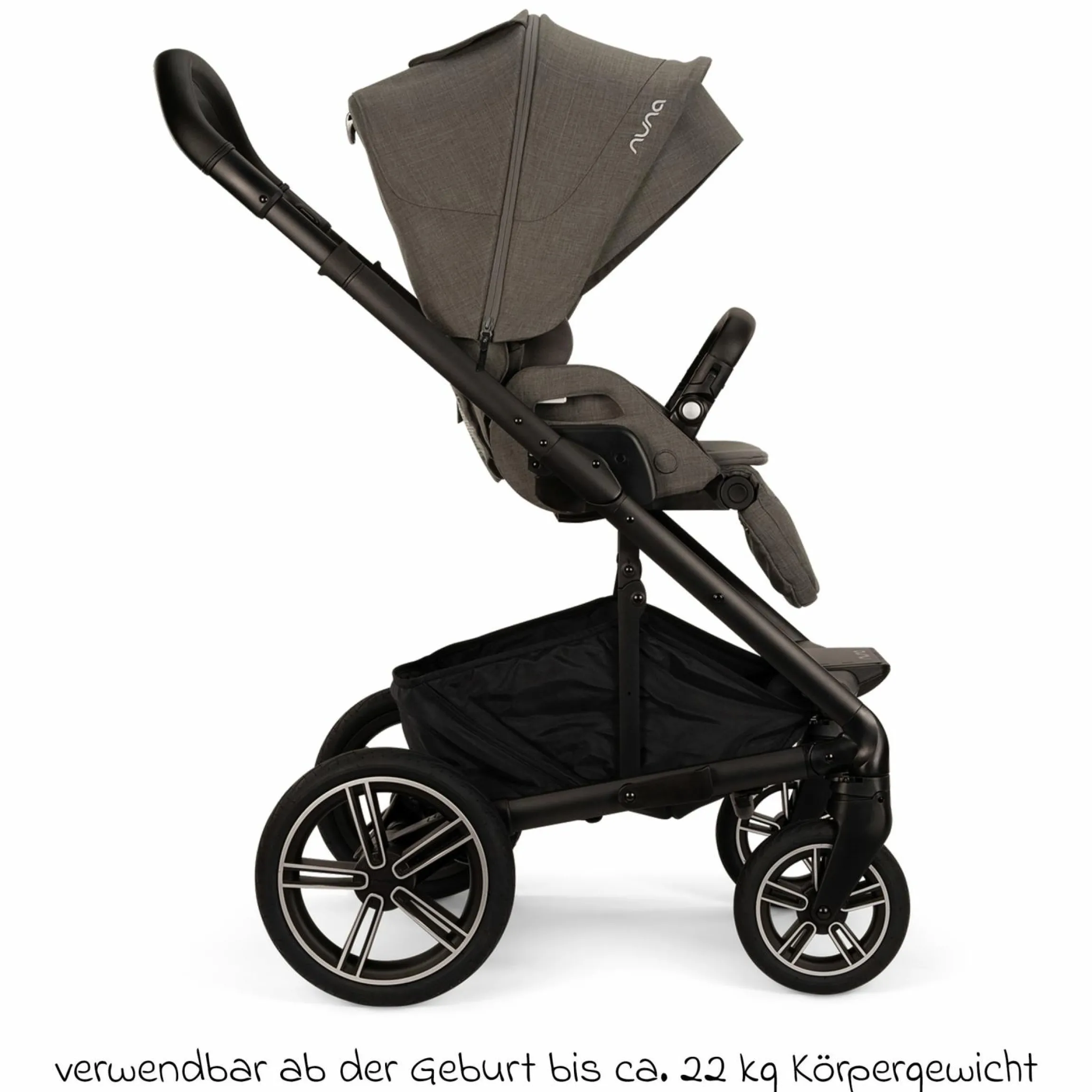 Buggy & Sportwagen MIXX next bis 22 kg mit magnetischem Gurtverschluss, umsetzbarem Allwettersitz, höhenverstellbarem Schieber, integrierter Sichtschutz inkl. Adapter, Kniedecke & Regenschutz - Thunder - Kollektion 2025