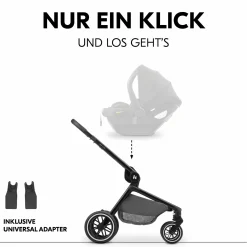 Buggy & Sportwagen Move N Care inkl. Adapter für Babyschale - Dark Grey