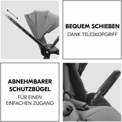 Buggy & Sportwagen Move N Care inkl. Adapter für Babyschale - Dark Grey