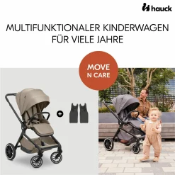 Buggy & Sportwagen Move N Care inkl. Adapter für Babyschale - Mocha