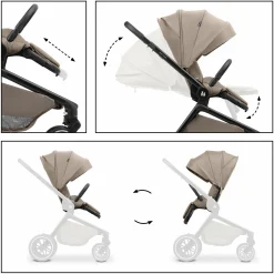 Buggy & Sportwagen Move N Care inkl. Adapter für Babyschale - Mocha