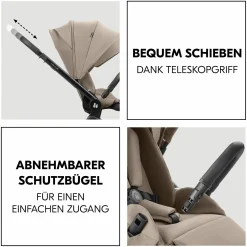 Buggy & Sportwagen Move N Care inkl. Adapter für Babyschale - Mocha