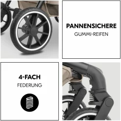 Buggy & Sportwagen Move N Care inkl. Adapter für Babyschale - Mocha