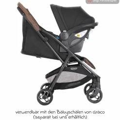 Buggy- & Sportwagen Myavo bis 22 kg belastbar nur 5,8 kg leicht mit Liegefunktion & Regenschutz - Mint