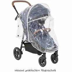 Buggy & Sportwagen Mytrax Pro bis 22 kg belastbar mit Teleskopschieber, Getränkehalter & Regenschutz - Blueberry - Kollektion 2025